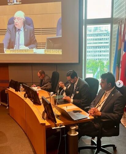 El Embajador Pujals participó en las reuniones decimotercera y decimocuarta del 235º período de sesiones del Consejo de la Organización de Aviación Civil Internacional (OACI).