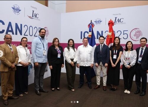 En el marco del #ICAN2025, la República Dominicana continúa estrechando lazos con países de África, Europa y Asia, impulsando nuevas oportunidades para el desarrollo del transporte aéreo y la conectividad global.